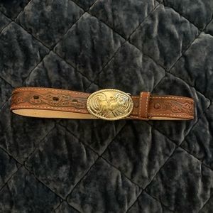 Youth Leather Western Belt.